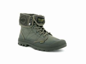 Palladium Férfi Téli Bakancs - Pallabrousse Baggy TX Zöld/Barna | 523FAEQXM